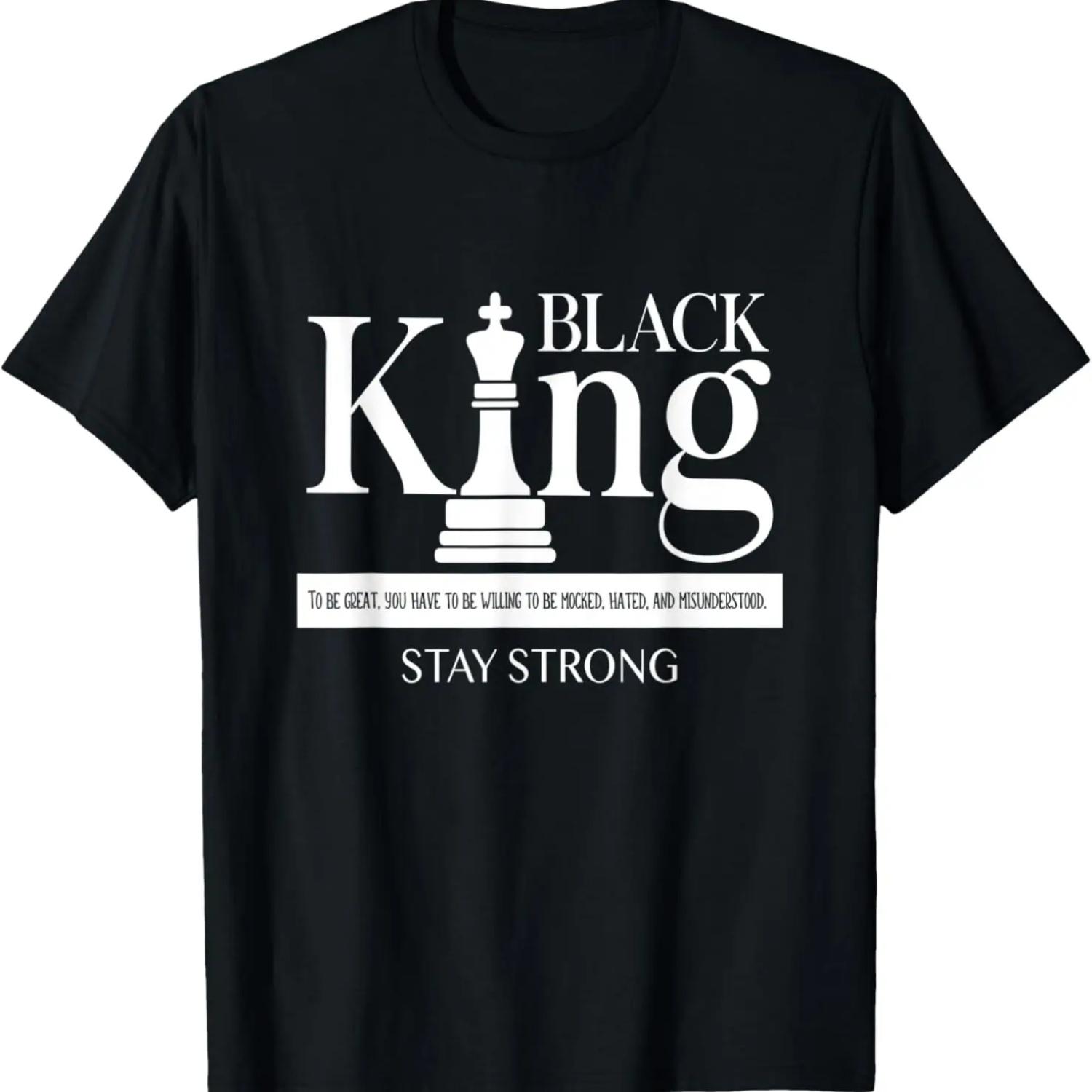 

Mens Black King T-Shirt S чёрный