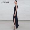 Edition Dong Jie Style Summer Silk V-Neck A-Line Vest Dress