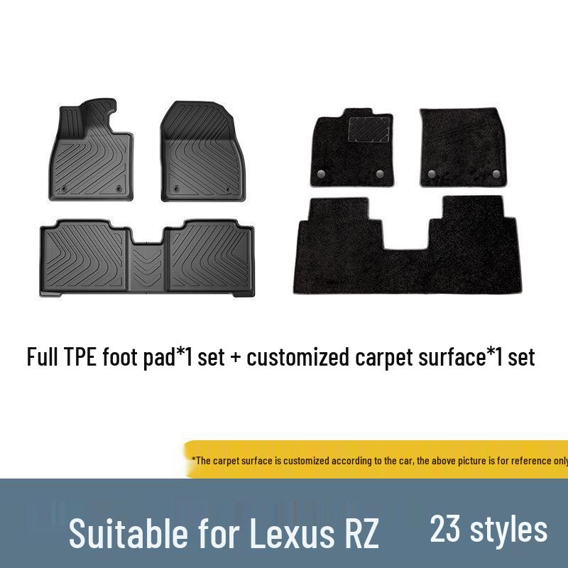 Lexus RZ 23-24 Custom All-Weather TPE Floor & Trunk Mats