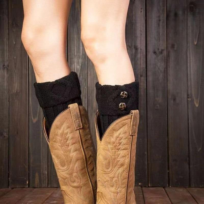 Sokker, Leggvarmere, Korte strikkede varme skotrekk for kvinner, Høst- og vinterull, Allsidige sokker, Ankelbeskyttelse, Dekk til fotleddet