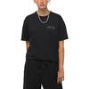 Vans Jednobarevné tričko s krátkým rukávem s logem a nápisem Unisex Topy Černé VN000056BLK