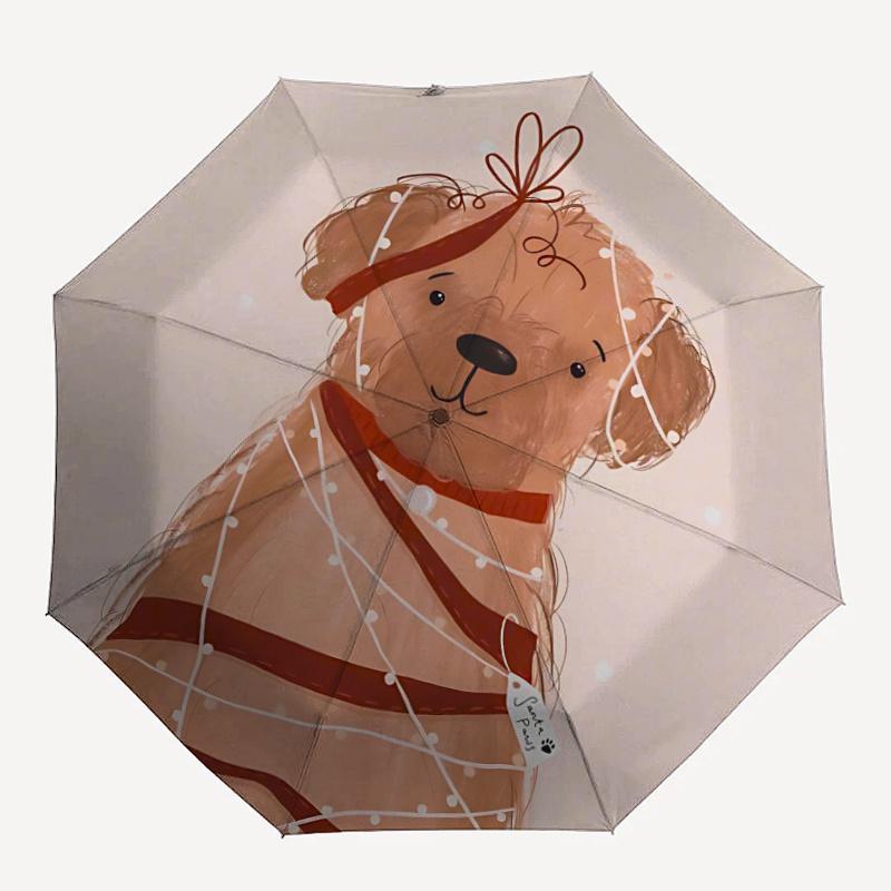 

1pc Teddy Bear Cute Umbrella That Opens Closes Automatically Perfect Gift with a Convenient Folding Mechanism 77