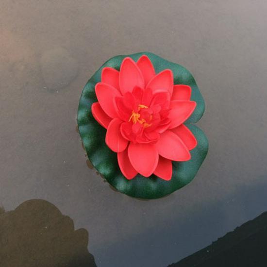 Artificial Water Lily Lotus Leaf Decor for Pools and Buddhist Offerings