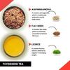 TEACURRY ThyroHerbal Tea - 50 Grams Loose Tea | Thyroid Care Tea - Support in facing issues with balancing TSH, T3, T4 levels Manage Weight