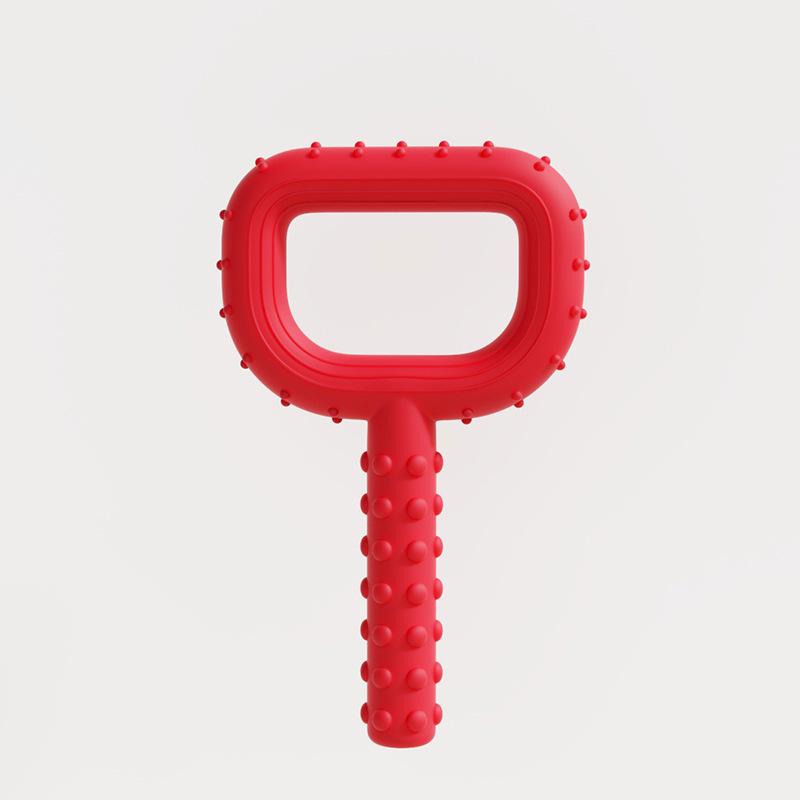 Κολιέ Οδοντοφυΐας Σιλικόνης σε σχήμα P & Παιχνίδι Μασήματος για Μωρά