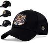Unisex Tiger Head Embroidery Baseball Caps Spring Autumn Outdoor Adjustable Casual Hats Dad Hat Sunscreen Hat