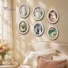 Ghost Theme Wall Art Halloween Oval Photo Frame, Cute Table Sign, Decorative Framed Flexible Decoration Layout Picture, Creative for Mantel