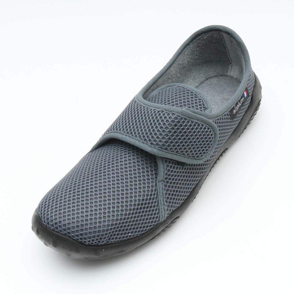 Air Plum SODOPAC Room Shoes by DADOU Indoor Nurse Care Made In [Slippers, Shoes, Shoes, Shoes, France] (Size 41, Gray)