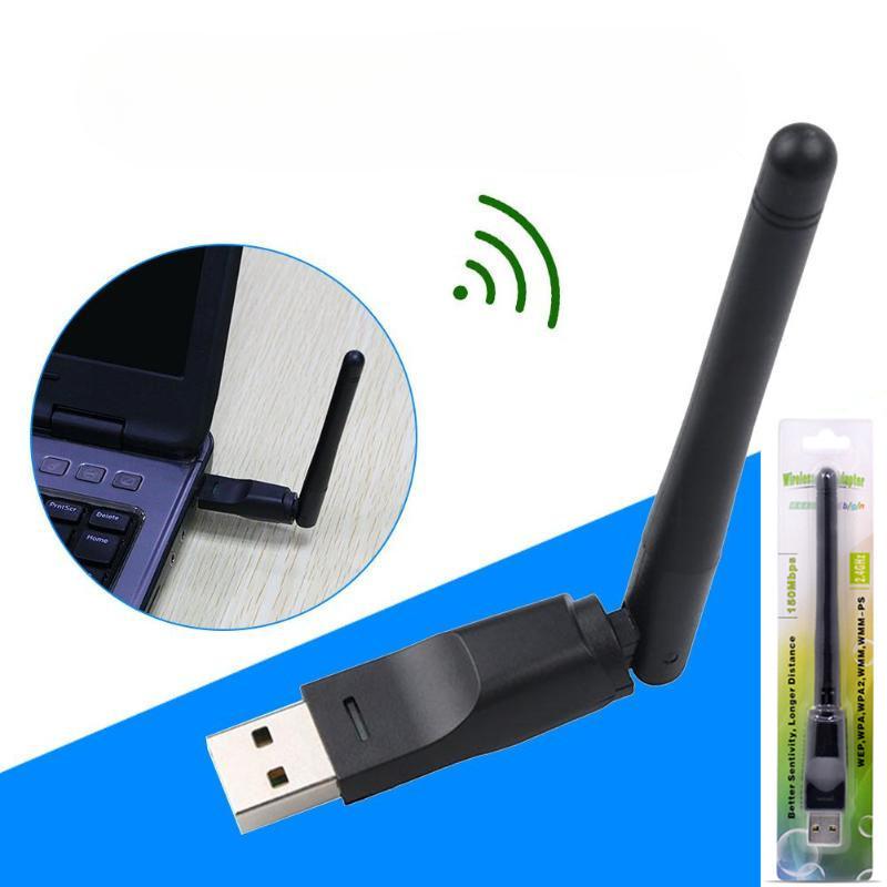 

USB-адаптер WiFi з поворотною антеною WLAN чорний