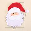 Santa Claus Fork Spoon Gift Bag Decoration Xmas Cutlery Decor