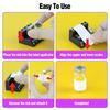 Reusable 3Ml/10Ml Vial Label Applicator Easy Alignment Precise Application Sticker Alignment Tool Time-Saving Labeling Tools