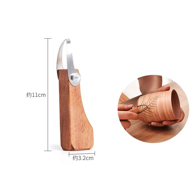 Copo de chá utensílio de água lidar com ferramenta cerâmica diy artesanal escultura de argila de polímero raspador de reparação leve e fácil de usar