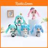 Niedliche sitzende Hatsune Miku Chibi-Figur, PVC-Spielzeugmodell, 8,5 cm, süße Puppe, Geschenk
