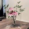 Rahmen Blumenvase - Klare Acrylvase für Blumen, Moderne Kunstvasen für Heimdeko, Dekorative Vasen für Schreibtische, Bücherregal