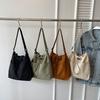 Sac bandoulière à cordon Sac d'épaule décontracté avec sangle réglable Sac fourre-tout léger pour femmes pour les trajets quotidiens la rue