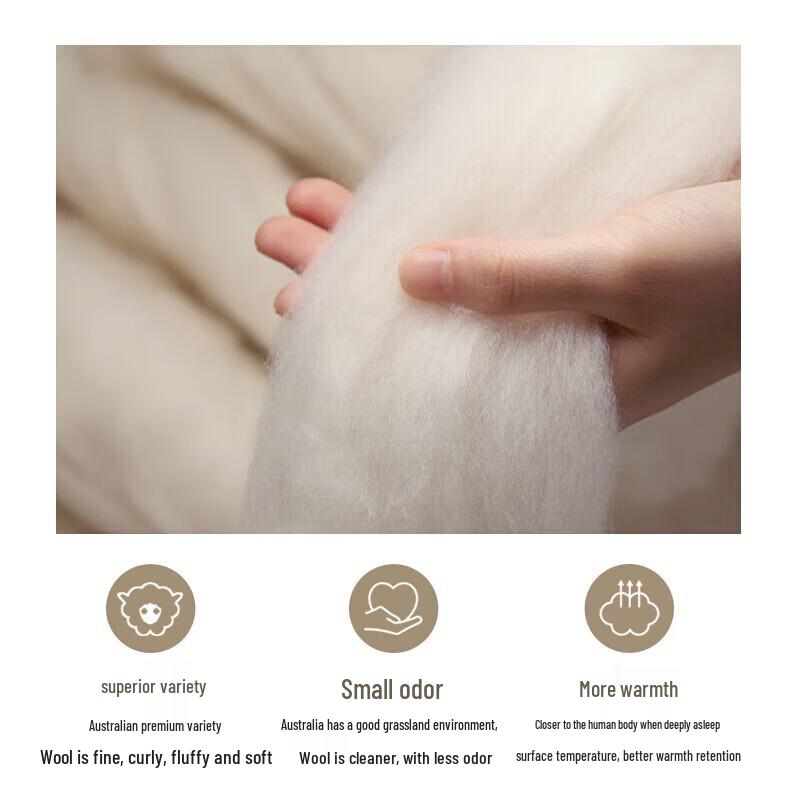 FUANNA 100% Australian Wool Winter Quilt