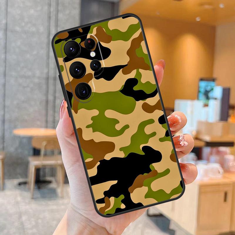 

Military Army Camouflage Pattern Case For Samsung Galaxy S23 S22 S21 Ultra Plus S8 S9 S10 Note 10 20 Ultra S21 S20 FE Cover Galaxy S9