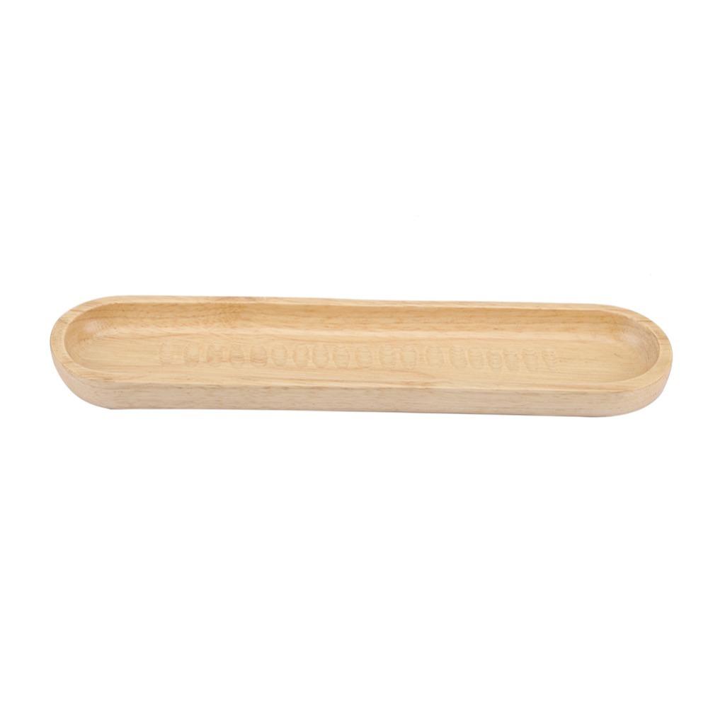 Smooth Sushi Serving Tray Rectangle Shape Appetizer Platter Handcrafted Wood Platter Cafe