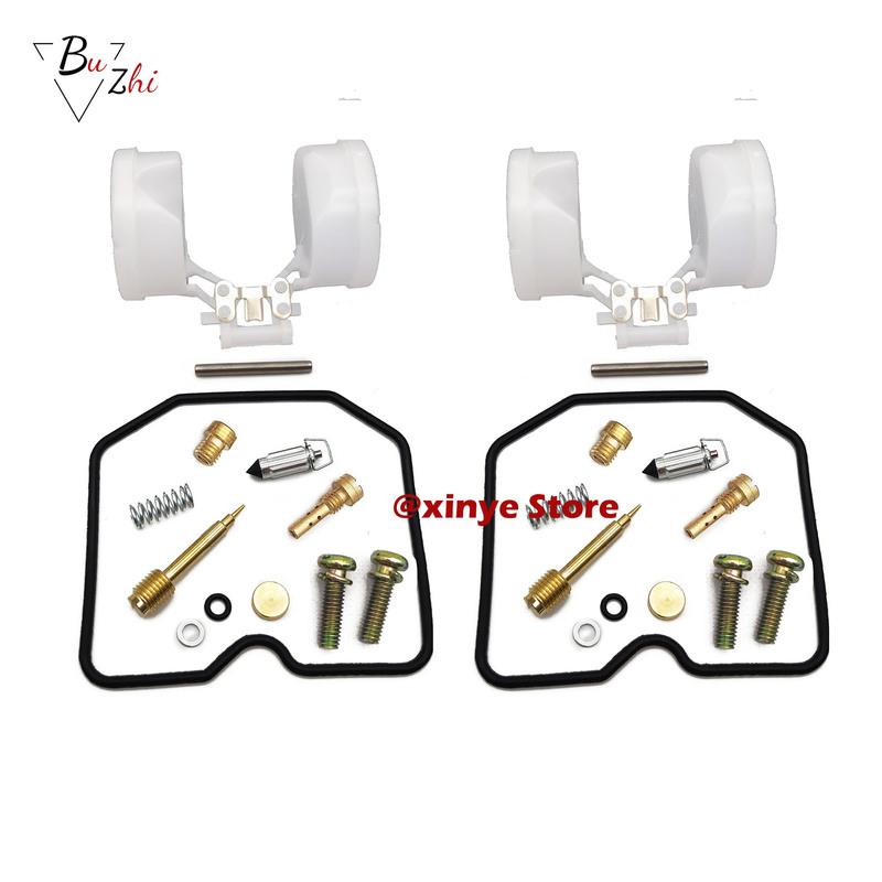 Motorcycle engine carburetor repair kit needle valve gasket air screw with float for Kawasaki  EN450 454 LTD 1982-1990 EN500