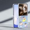 Soft Clear Phone Cover Luxury Funda Case for Motorola Razr 50Ultra 50 60 Ultra 50/60 Crayon Shin Chan Nene