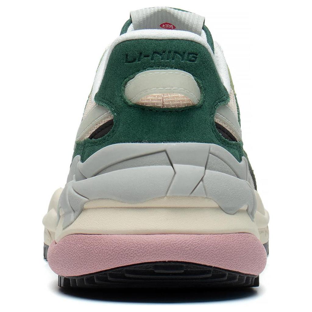 LINING ChengFeng Sport Sneakers 'Beige Green Pink' Women's AGCT172-4