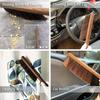 Long Handle Soft Bristle Chicken Wing Wood Bed Dust Cleaning Brush Household Bedroom Floor Cleaning Tool