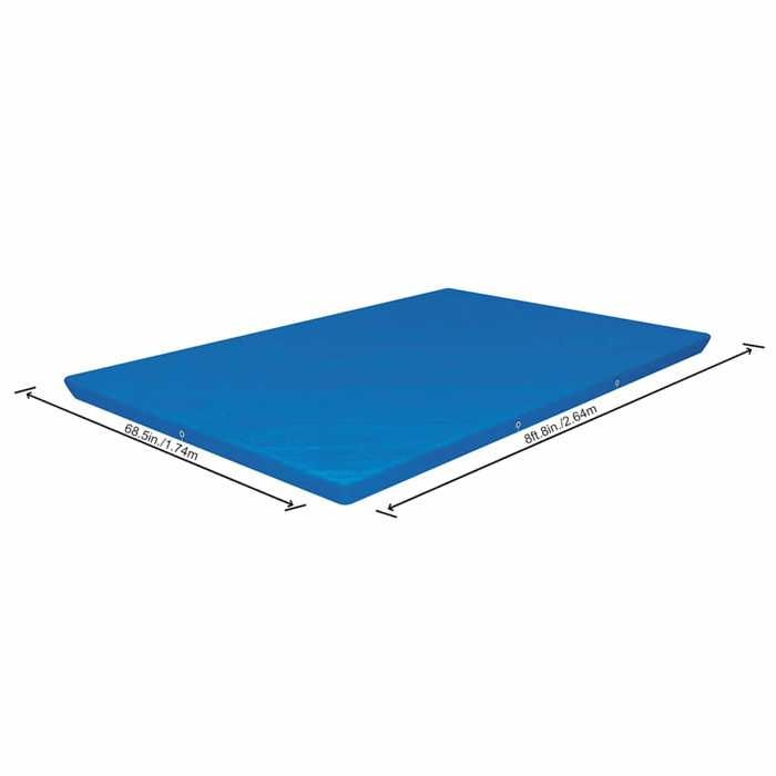 Bâche 4 saisons pour piscine Frame Pool rectangulaire - BESTWAY - Bleu