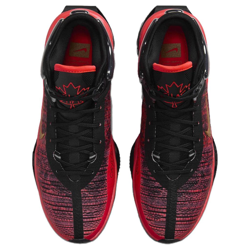 Nike Shaedon Sharpe X Air Zoom GT Jump 2 EP Canadian Roots Men Sneakers Red Black Metallic-Gold HJ6626-900