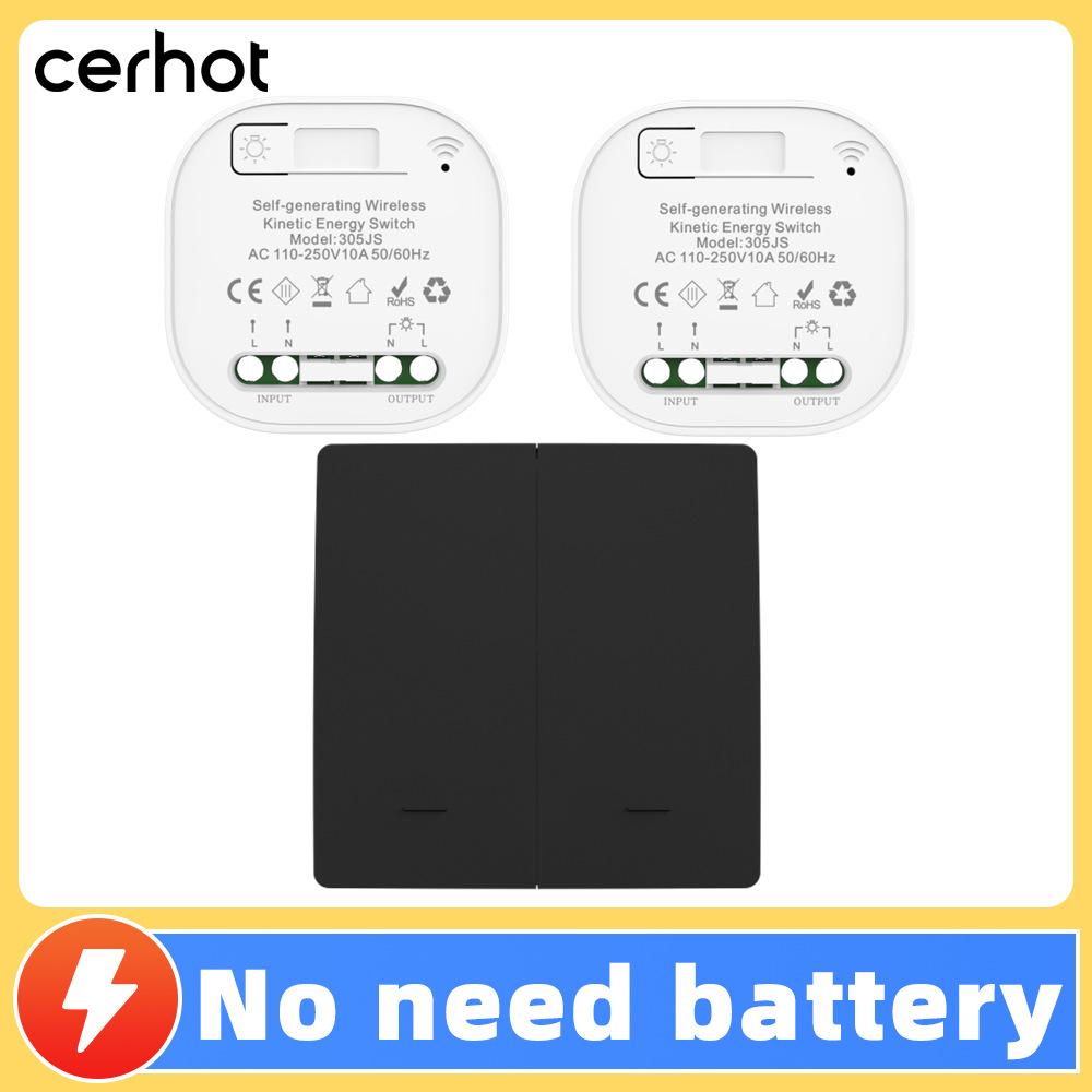 Tuya Graffiti ZigBee Smart WiFi Selbstversorgender Kabelloser Lichtschalter