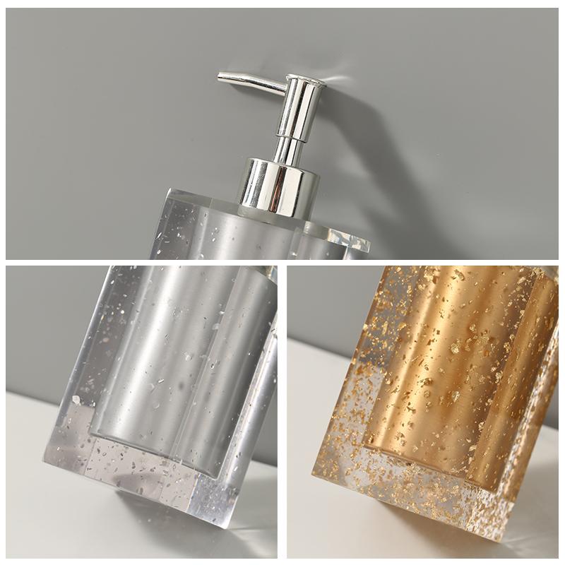 Modern Glass Emulsion Bottle Color Soap Liquid Container Household Makeup Remover Shampoo Collection Bottle Bathroom Accessories