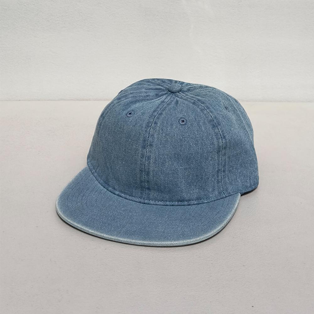 Nyuhaeteun Denim Flat Brim Cap (Light Blue)
