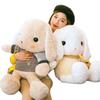 Plush Toy Long Ear Lop Sweater Bunny Doll Stuffed Animal Pillow Girl Baby Sleeping Holding Rabbit Doll Valentine's Birthday Gift