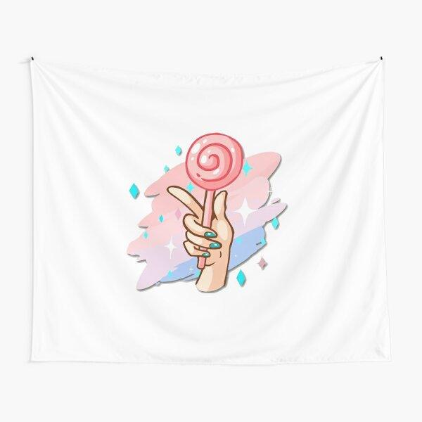 Lollipop Tapestry Colorful Candy Decorative Room Wall Tapestry Kawaii Cute Kids Tapestries Wall Hanging for Bedroom Living Room