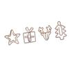 100Pcs Cute Paper Clips Retro Christmas Style Exquisite Color Wide Application Kids Paper Clips for 