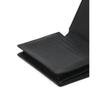 Daks Black Dd Plate Logo Matte Leather Business Card Wallet