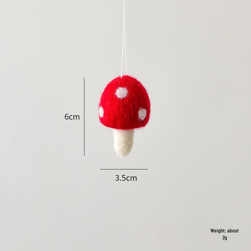 Christmas Festival Snowflake Pendant: Felt Gingerbread Cartoon Ornament