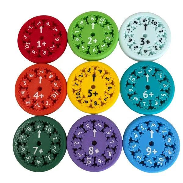 1set Math Fidget Spinner Matematica Fatti Fidget Giocattoli Bambini Fidget Spinner Gmae Math Fidget Spinner Matematica Fidget Giocattolo Gioco per Bambini