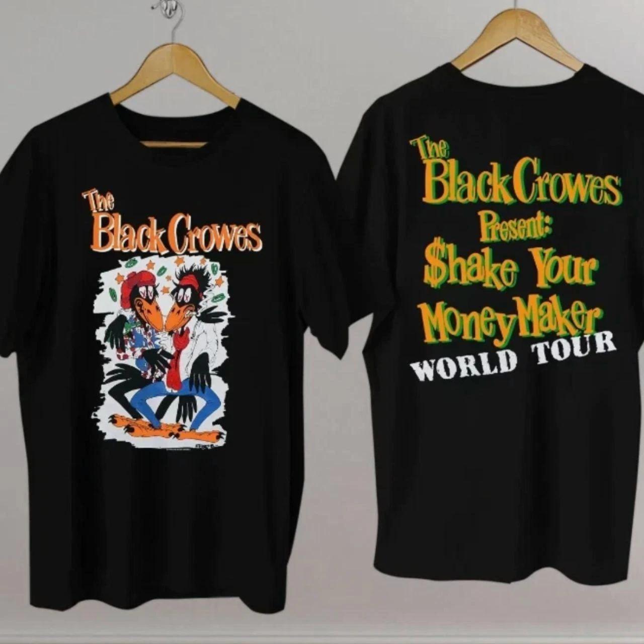 

2 Sided Black Crowes Shake Your Money Maker World Tour T-T-shirt L