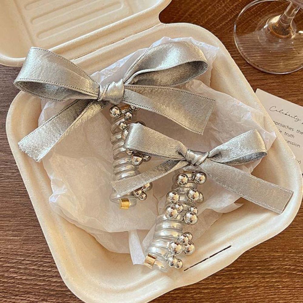 Straight Telephone Wire Hair Rope Balletcore Braid Hair Tie Creative Telephone Line Headband  Girl