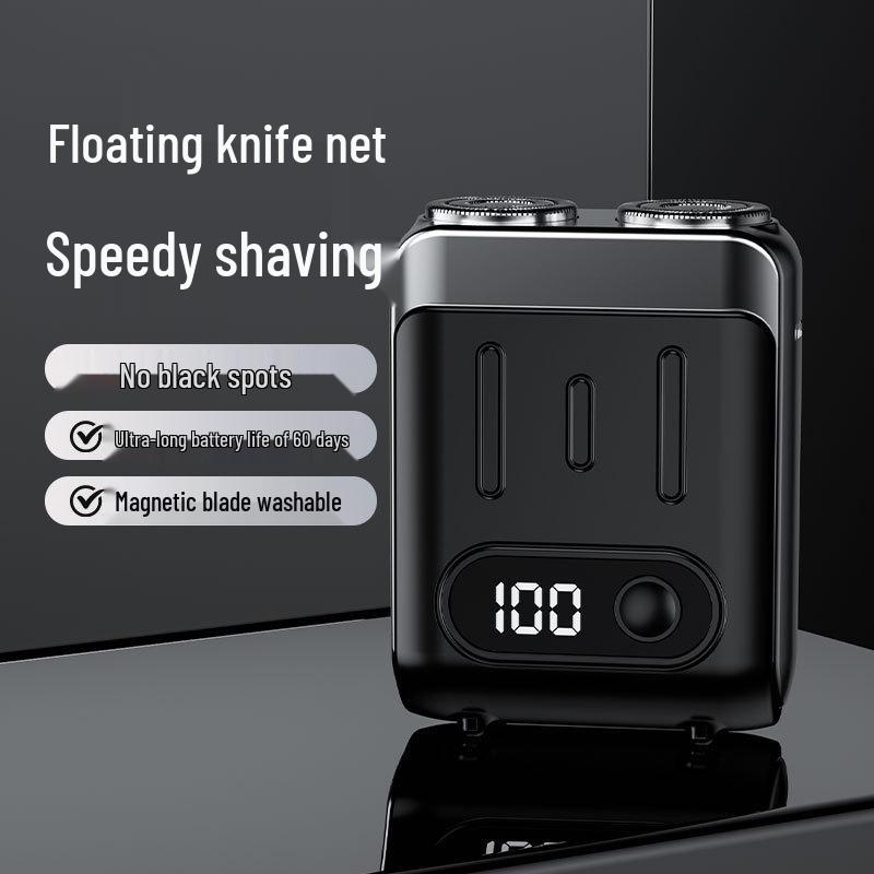 Compact Rechargeable Travel Shaver for Men