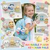 Plush Toy Keychain Set Soft Stuffed Animal Backpack Charms Cute Cartoon Character Accessories for Bags and Keys Durable Material