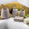 KADAX Dozownik mydła W Płynie Płynu Na mydło 400ml Pojemnik Ceramiczny 