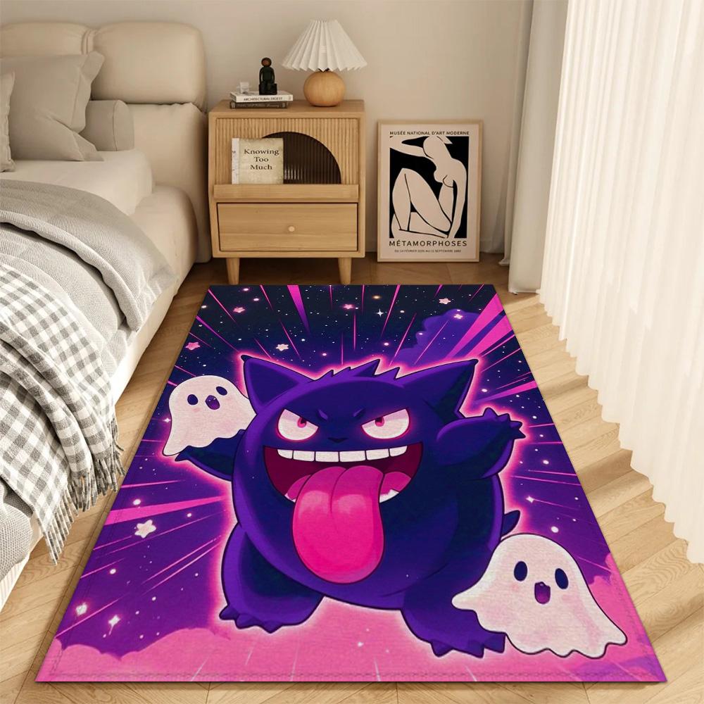 

Fashion Entrance Mat Living Room P-Pokemon Rugs Decoration G-gengar Balcony Floor Mats Bedrooom Carpet for Kitchen Door Bath Rug 40x60cm