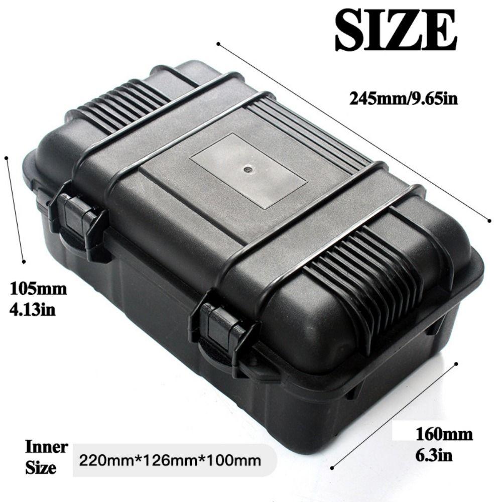 Waterproof Equipment Box Shockproof Tool Case Instrument Tool Box  Antique Collection