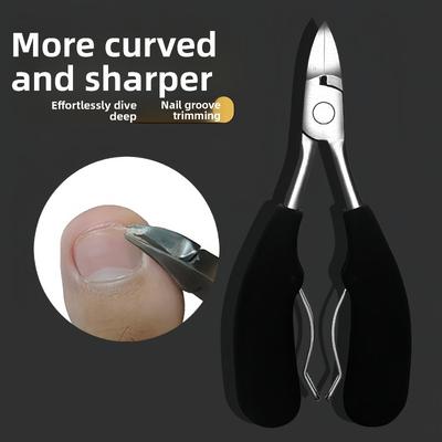 Coupe-ongles, Pince à bec d'aigle, Outil pour soin des ongles et des sillons d'ongles, à nez fin, à embout incliné, Usage domestique