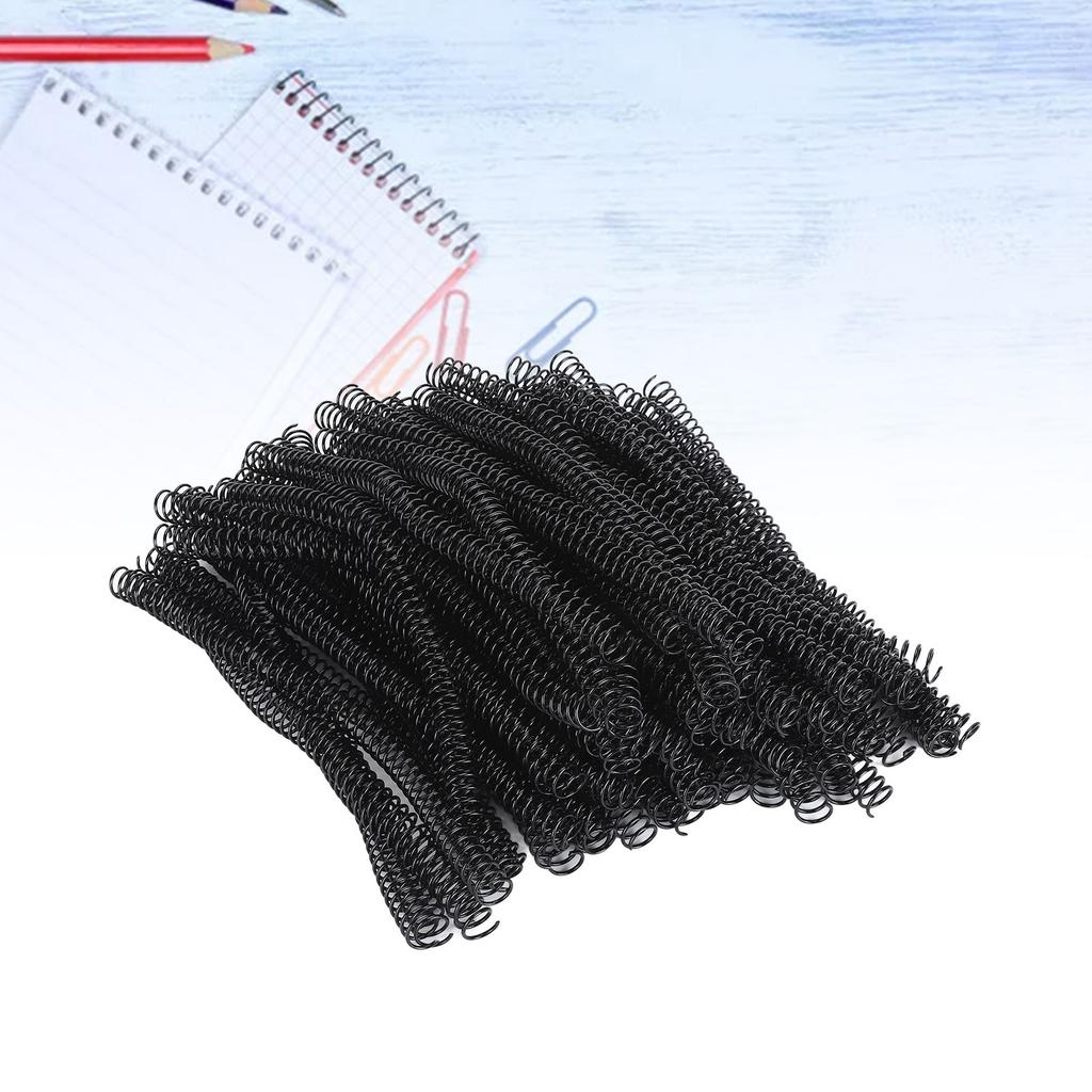 100 Buc. Spire Metalice cu Buclă Simplă 48 de Dinți 4??1 Pas 14.3mm Capacitate 115 Foi Legare Spirală C