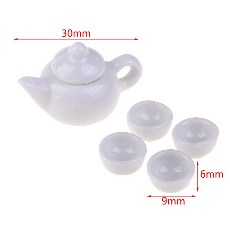 Dollhouse Miniature Accessories Simulation Retro Kettle Pot Open Lid Model Toys for Doll House Decoration