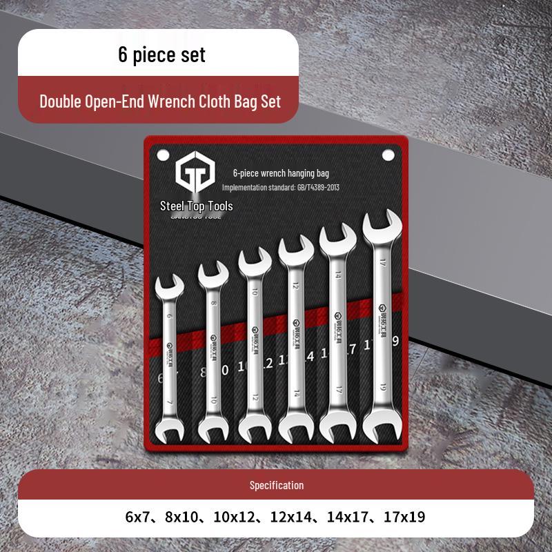 Dwustronny Zestaw Kluczy Otwartych - Małe Klucze Widełkowe Dwustronne Narzędzia Sprzętowe