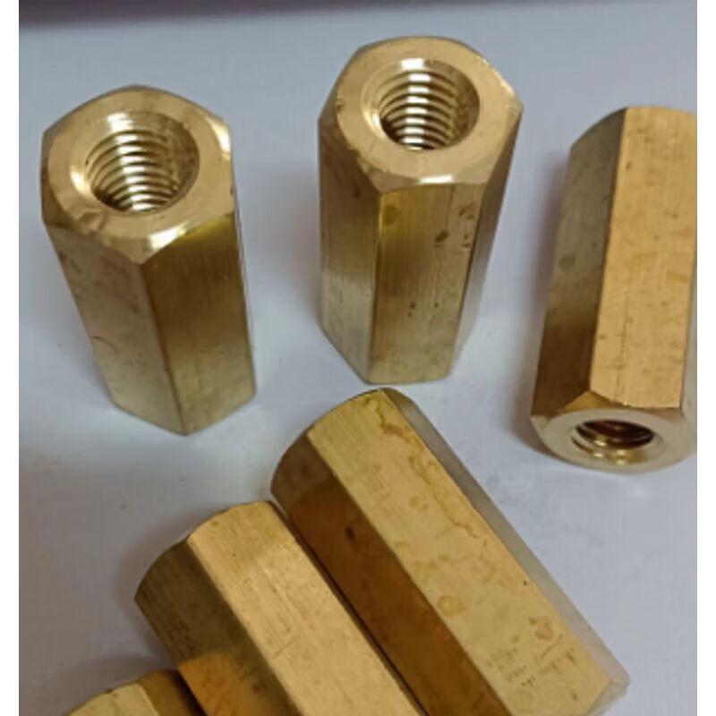 Extended Brass Hex Nut