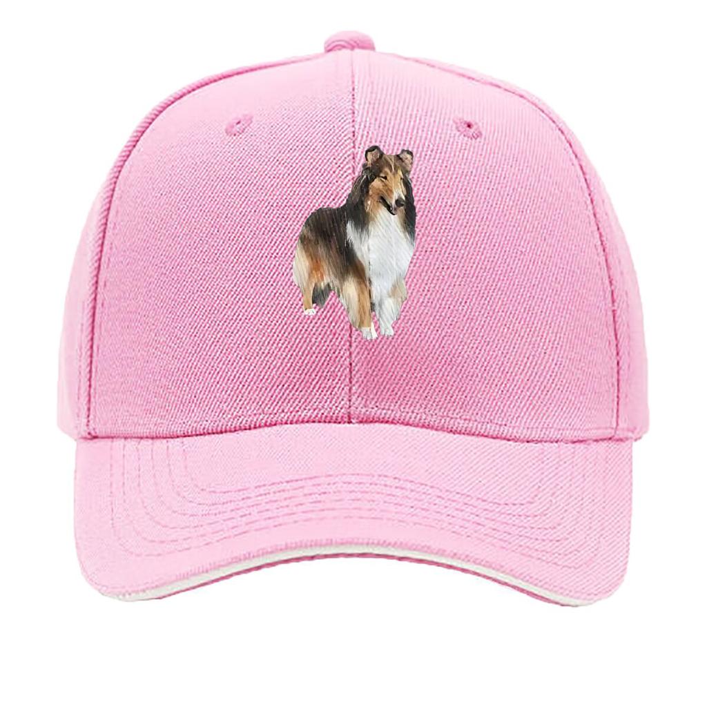 Collie Charm Dog Grace Hip Hop hat Fashion Outdoor Sports Sandwich Baseball Cap